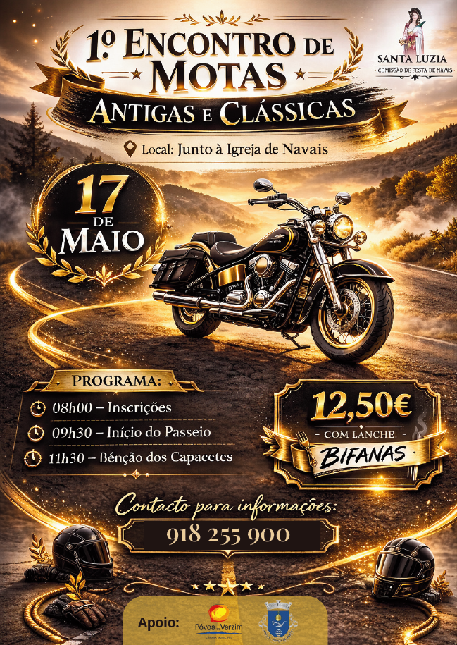 1.&ordm; Encontro Motas antigas e classicas