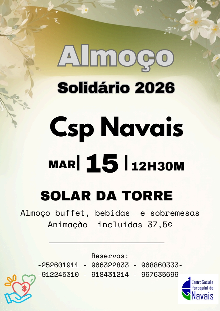 Almo&ccedil;o Solidario do Centro Social e Paroquial