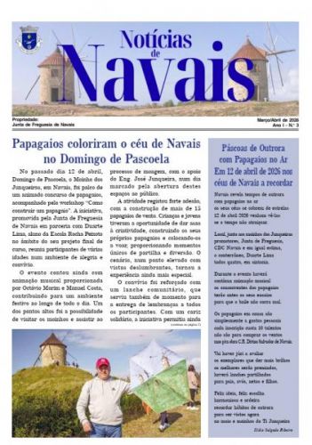 Not&iacute;cias de Navais mar&ccedil;o e abril de 2026